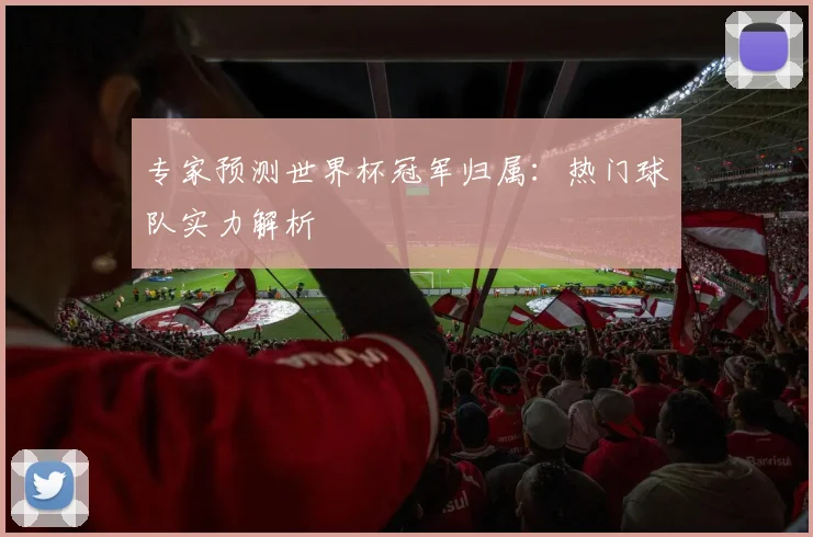 专家预测世界杯冠军归属:热门球队实力解析
