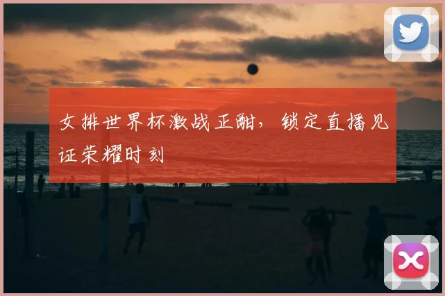 女排世界杯激战正酣，锁定直播见证荣耀时刻